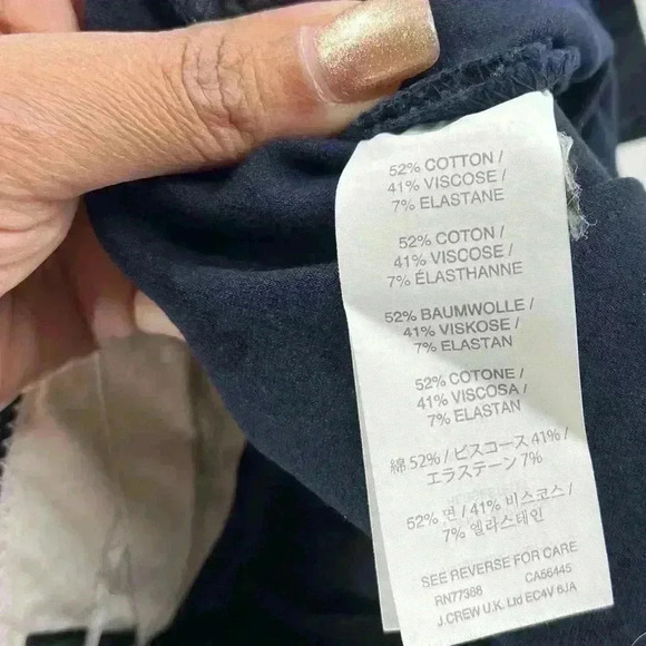 J.Crew Navy Campbell Ankle Pants Womens‎ Size 4 - Picture 10 of 10